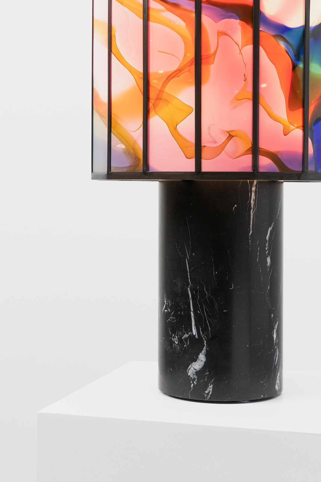 Stained Glass Table Light 135 / Stained Glass Lights by Maarten De Ceulaer